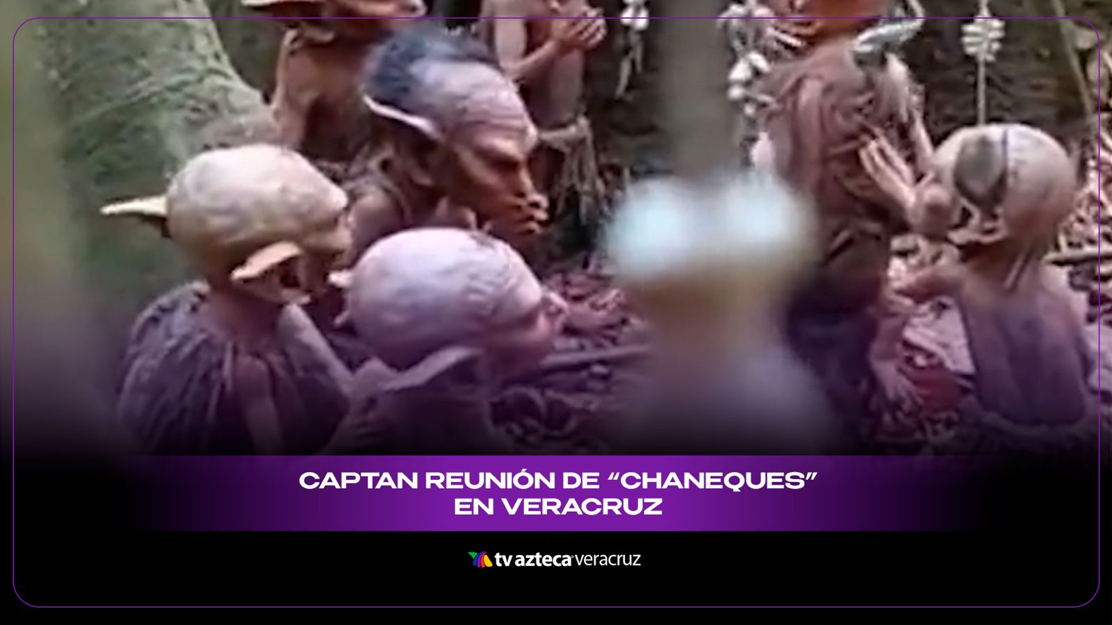 Chameques Video de supuesta reunión de chaneques en Veracruz