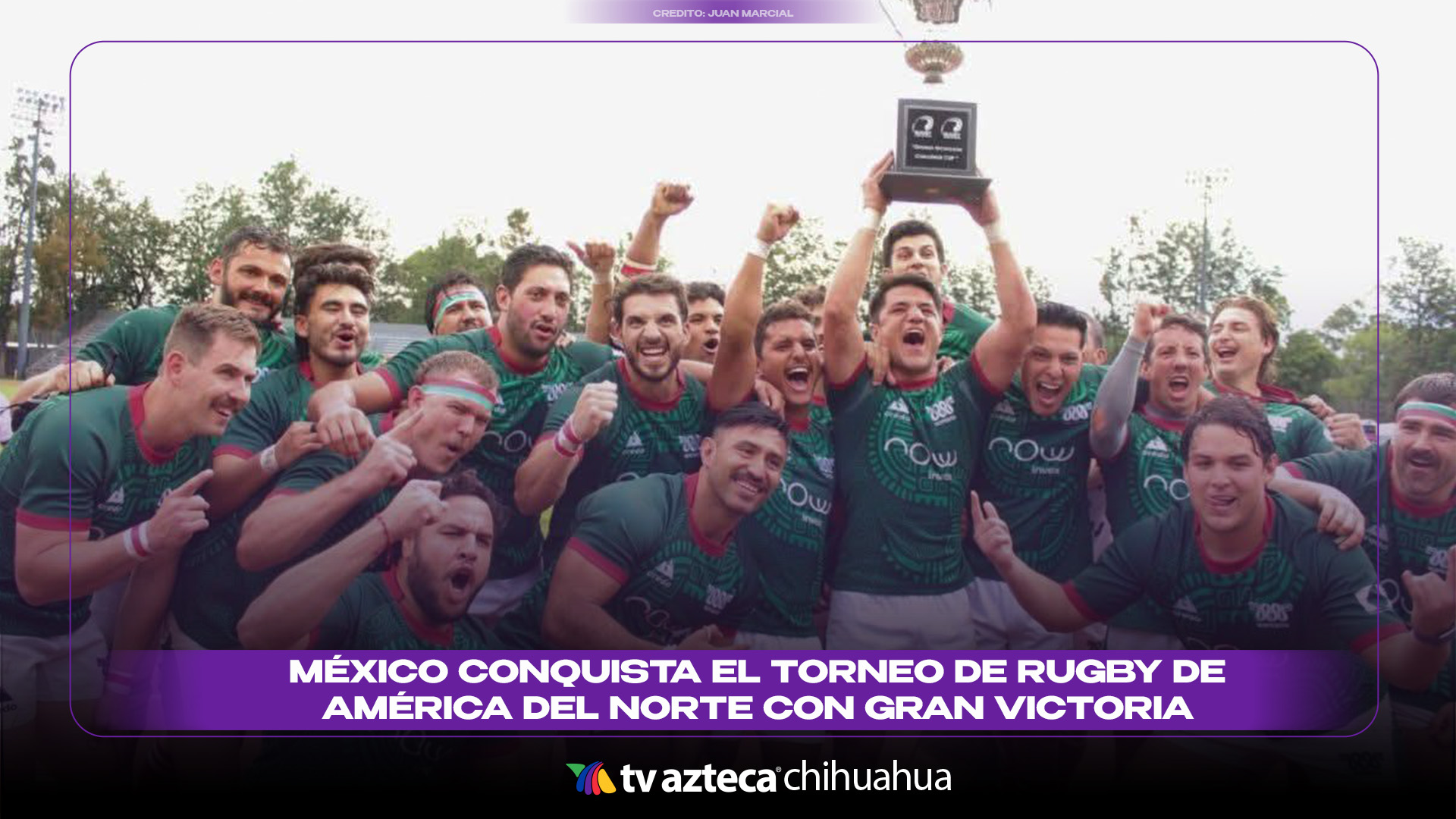 México hace historia y conquista el Torneo de Rugby de América del ...