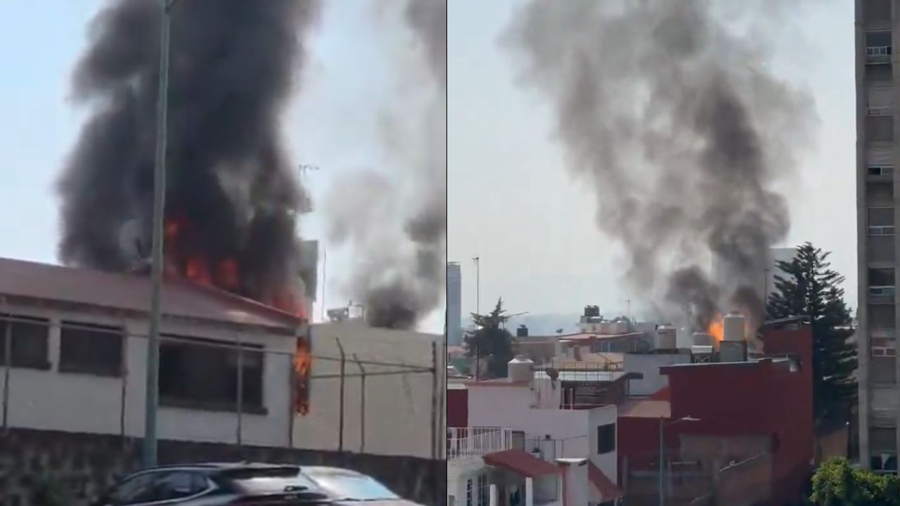 Incendio en Coyoacán: Se desata el fuego en casa de la colonia Vistas ...