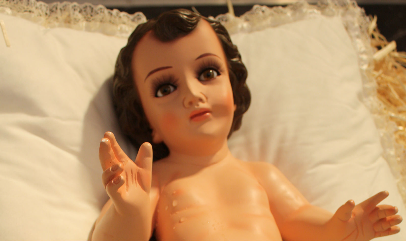 Venta de ropones para Niño Dios por festejos de la Candelaria