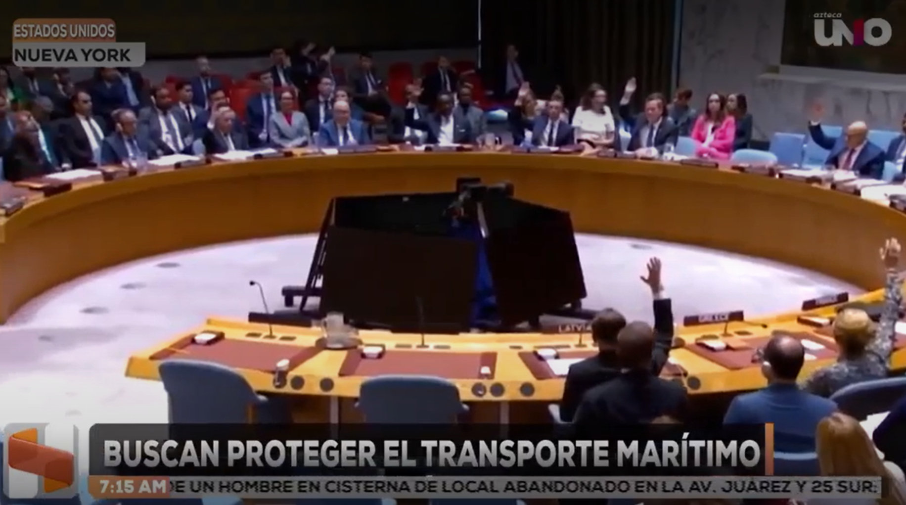 Consejo de Seguridad de la ONU busca proteger el transporte marítimo
