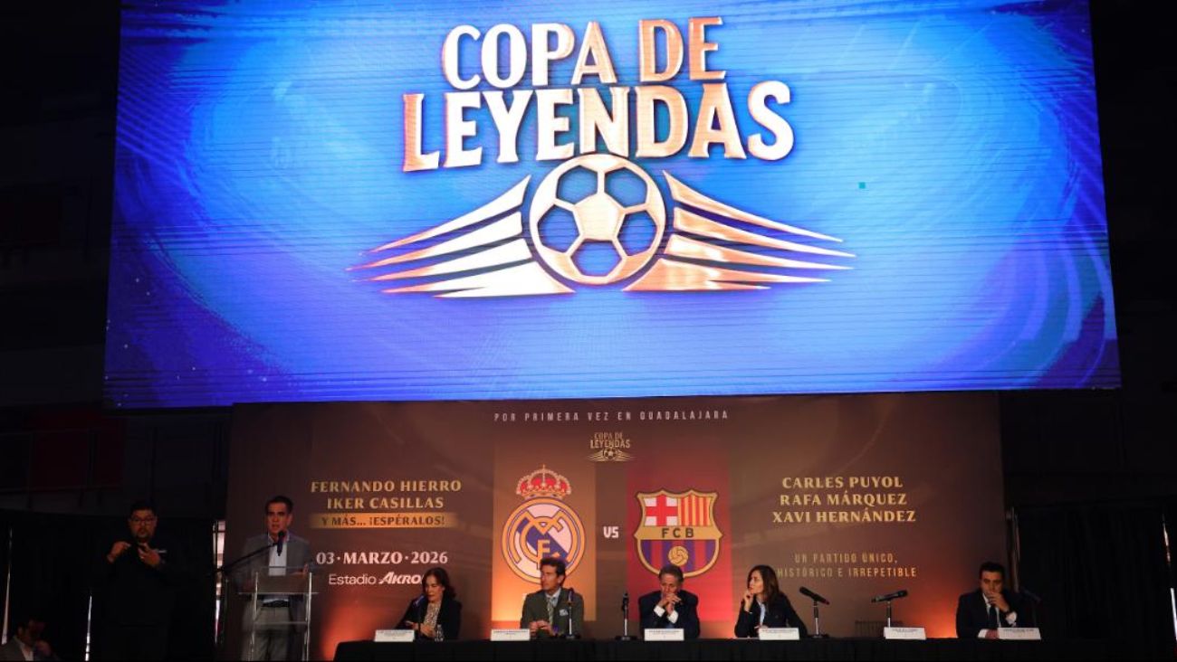 Doble cartelera; todo lo que tienes que saber sobre la Copa de Leyendas Barcelona vs Real Madrid en Jalisco