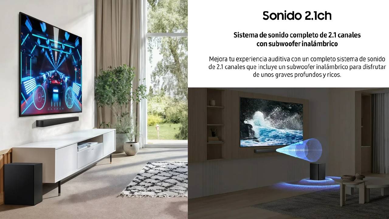 Con 58% de descuento: Walmart remata combo de Smart TV Samsung de 65'' y barra de sonido