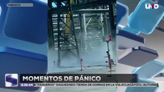 Momentos de pánico en Tabasco tras supuesta fuga en la refinería Olmeca