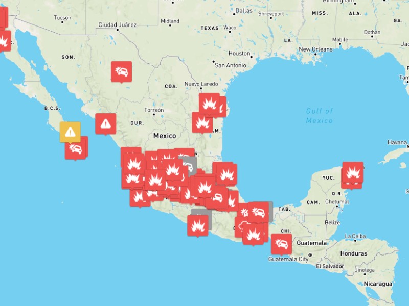EN VIVO | Mapa de bloqueos carreteros en Jalisco y vehículos ...