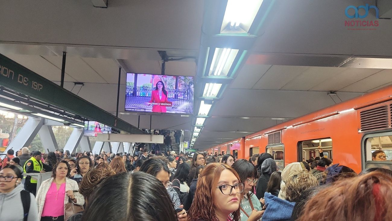 Metro CDMX hoy: Línea 8 'a reventar' y con servicio lento; otras afectaciones