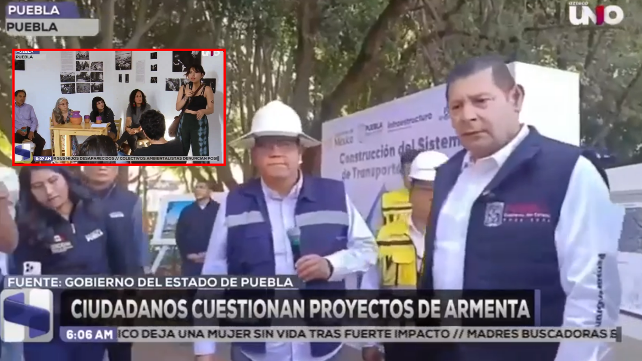 “¡Basta de ECOCIDIOS!”: ciudadanos cuestionan proyectos del gobierno de Alejandro Armenta por riesgos en daños ambientales