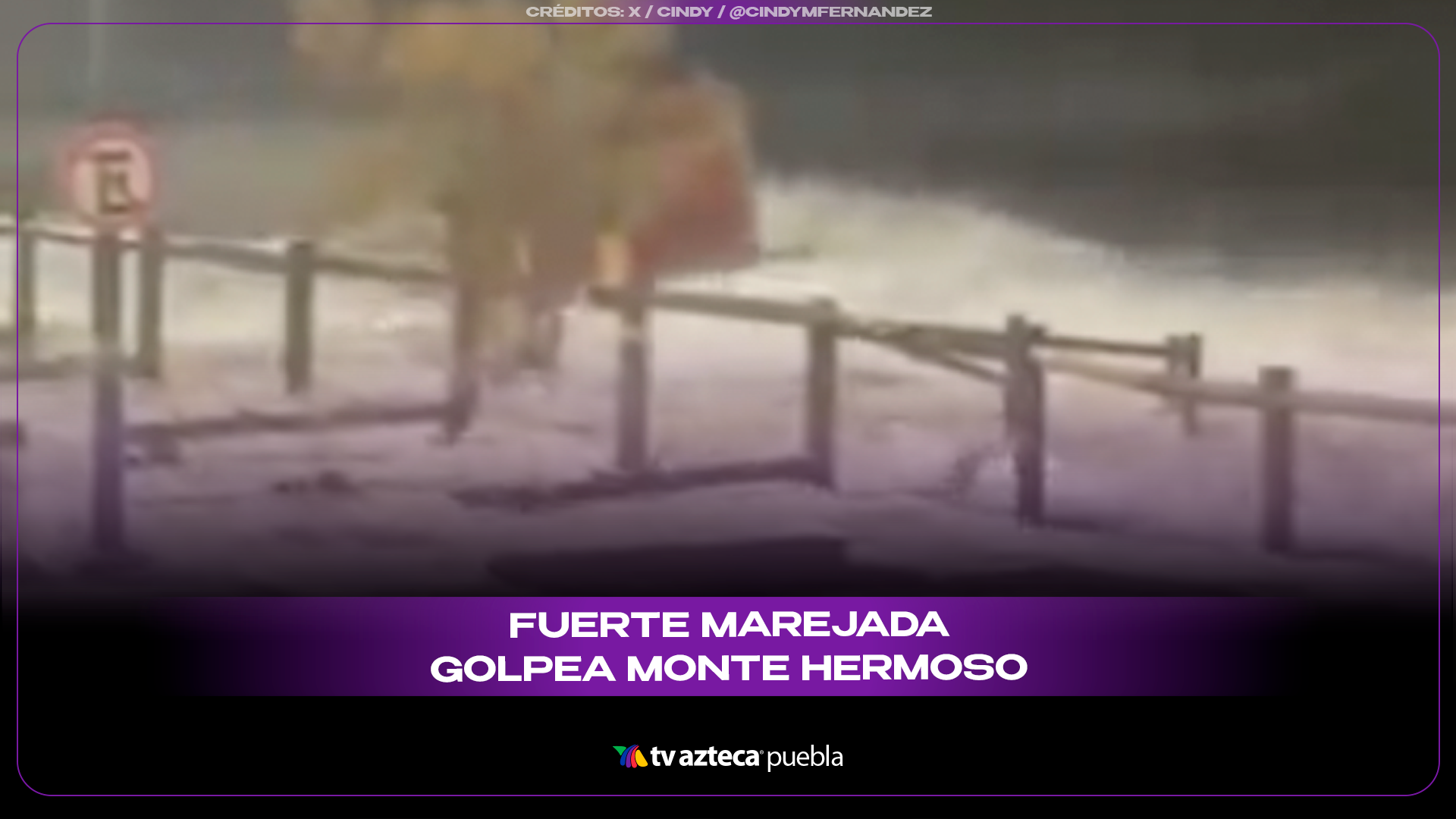 Fuerte marejada invade calles de Monte Hermoso y destruye paradores en la costa