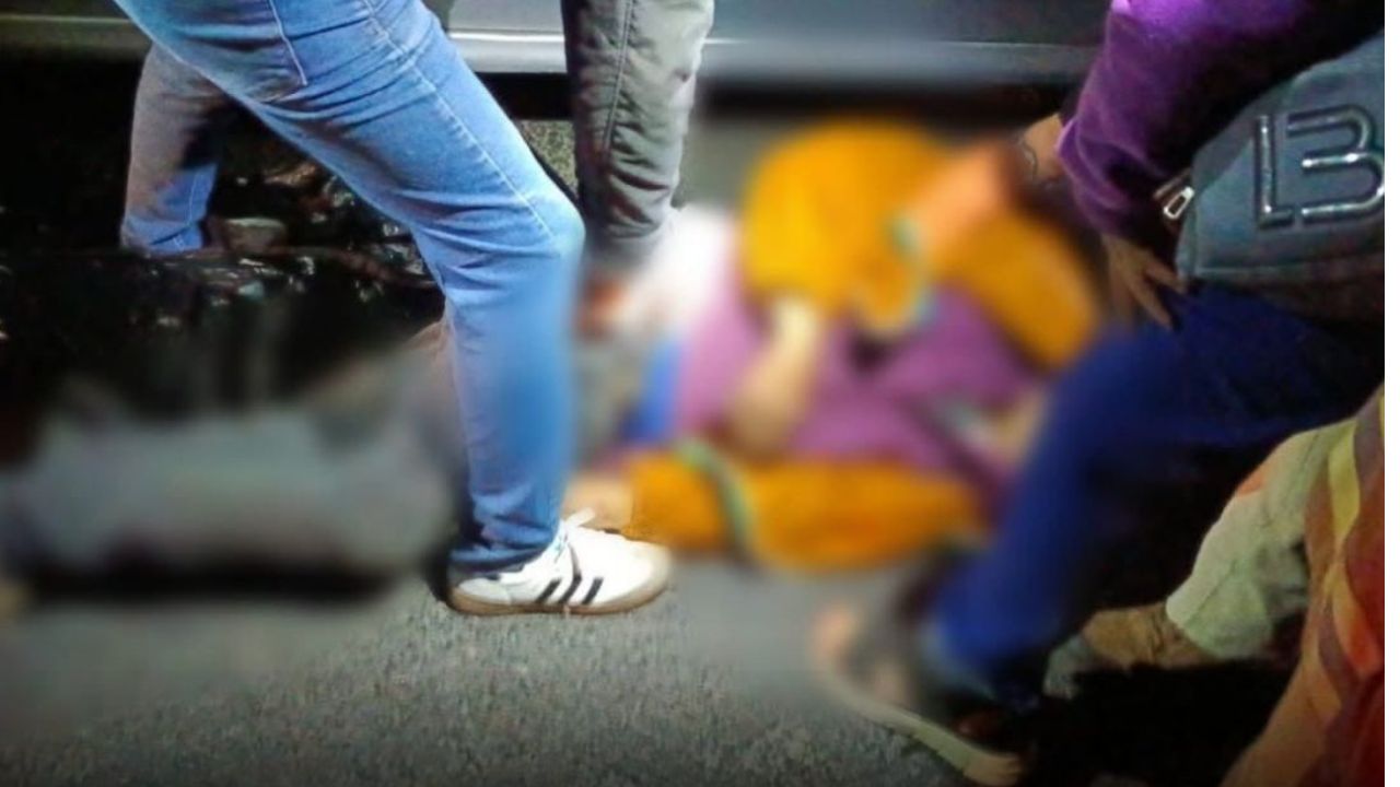 IMÁGENES FUERTES: Chofer de autobús es atropellado por otro conductor en la carretera El Seco-Esperanza; ambos murieron