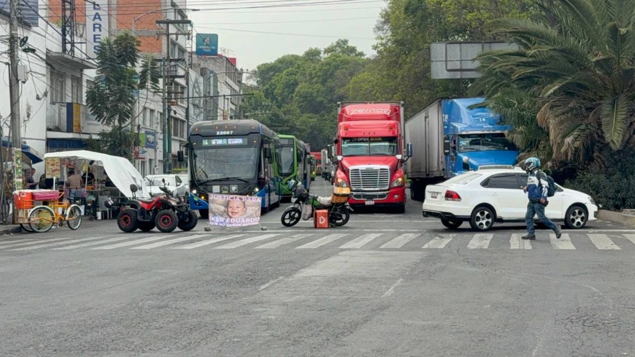 Plantón y bloqueos paralizan la CDMX; calles cerradas hoy