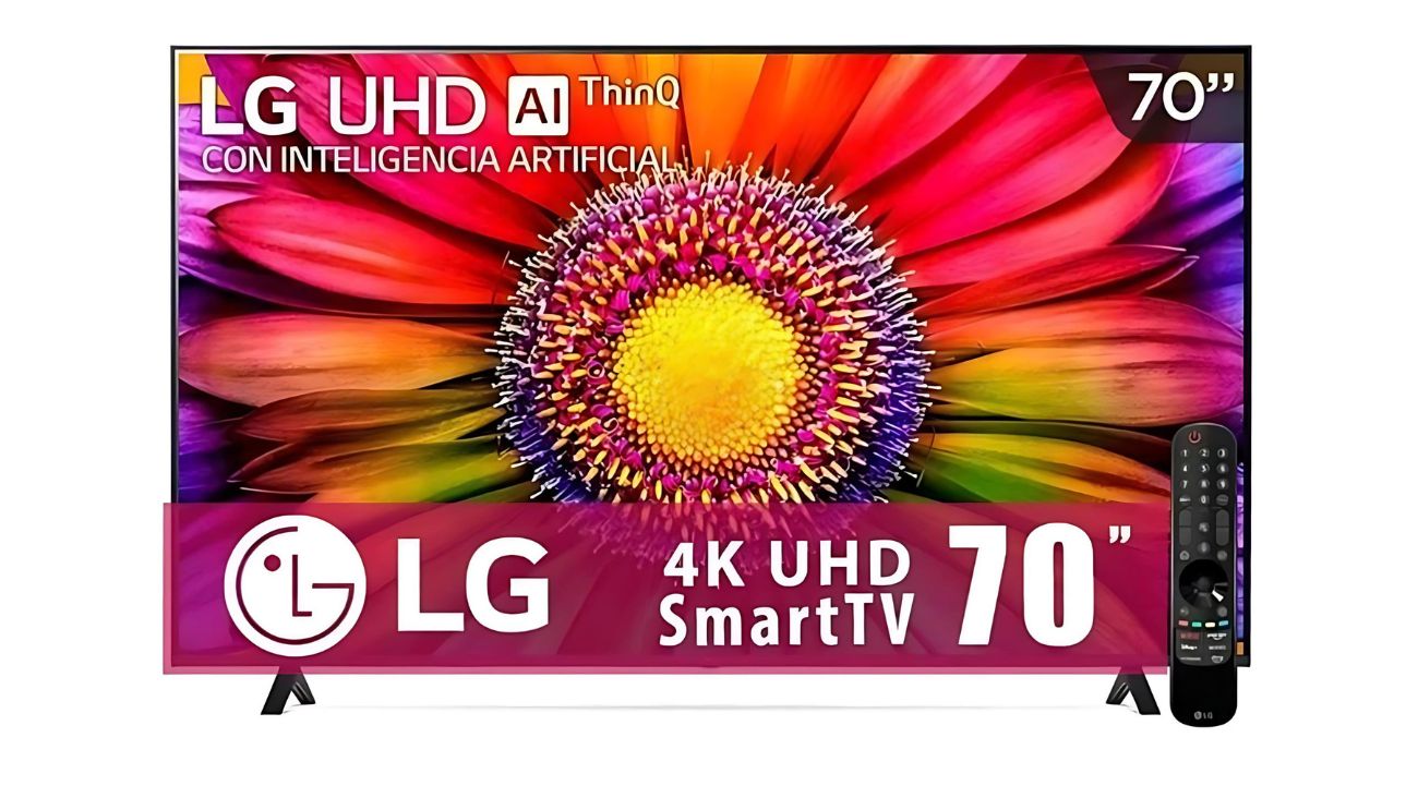 ¡No te pierdas ningún partido del Mundial 2026! Rematan pantalla LG de 70 Pulgadas Ultra HD 4K