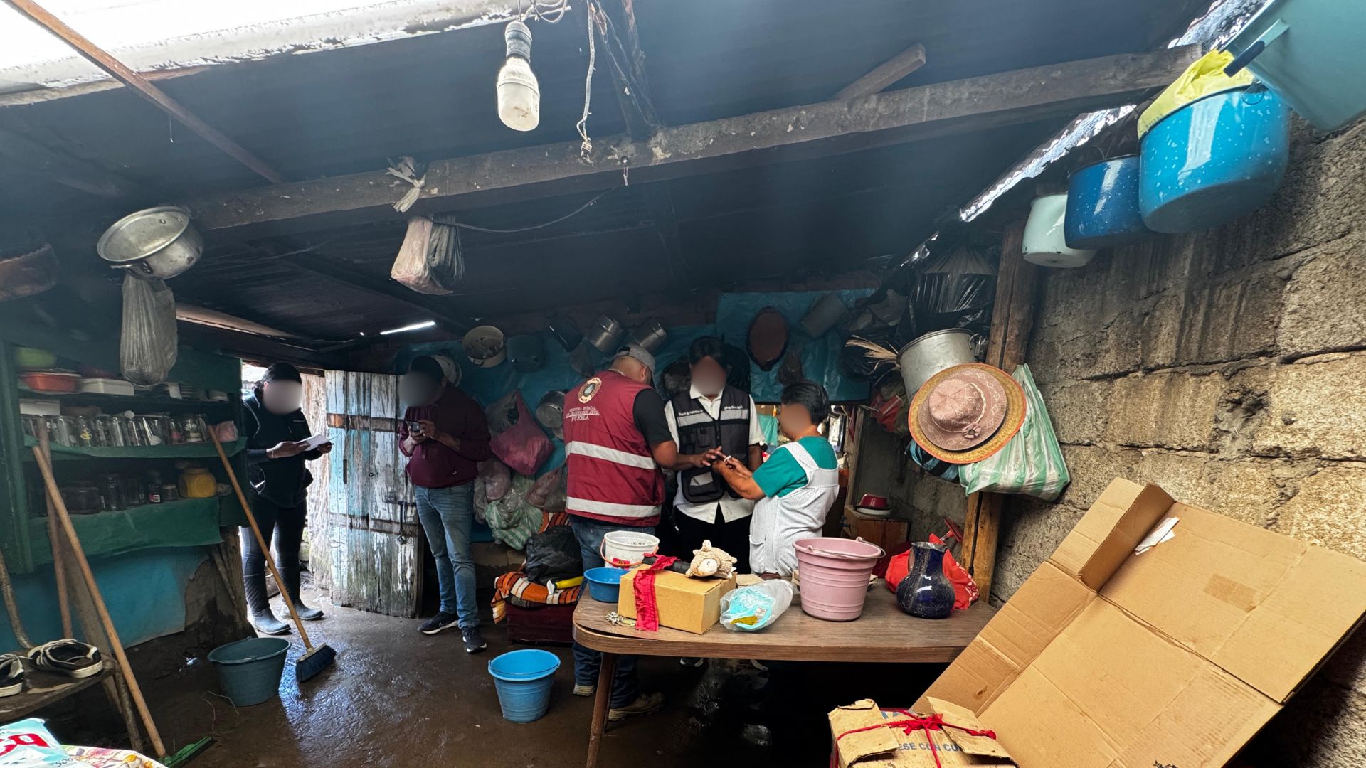 Lluvia y granizada dejó severas afectaciones en Chignahuapan