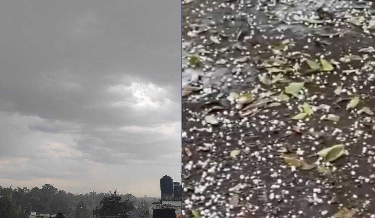 VIDEO: Lluvias y granizadas sorprenden a Puebla la tarde de hoy domingo; esta es la razón del cambio tan drástico del clima