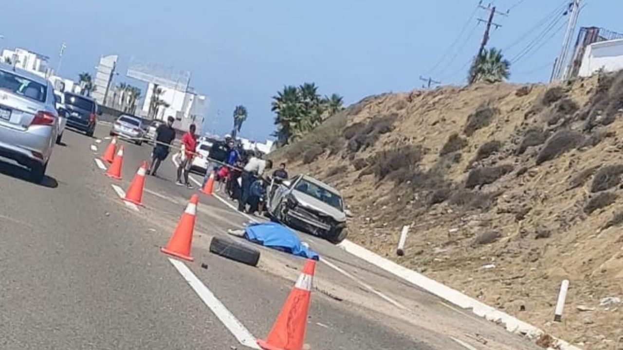 Reportan accidente vehicular en carretera escénica Playas de Rosarito ...