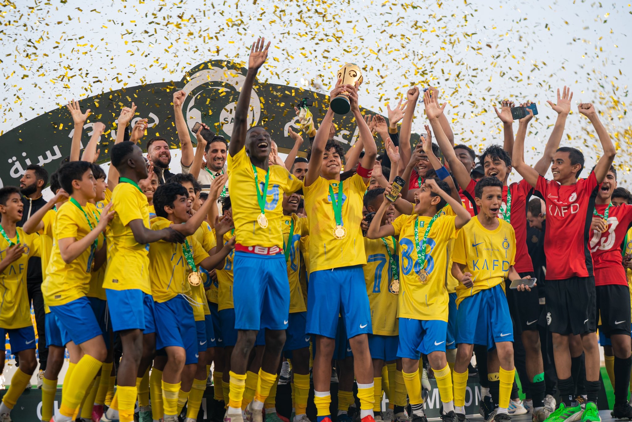 Al-Nassr y Cristiano Jr se coronan campeones