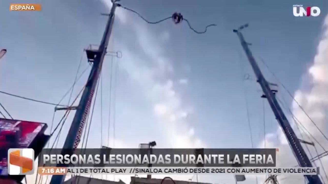 Personas resultan lesionadas durante feria en Sevilla, España