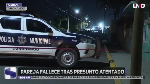 Ataque directo contra pareja en Coronango provoca intensa movilización