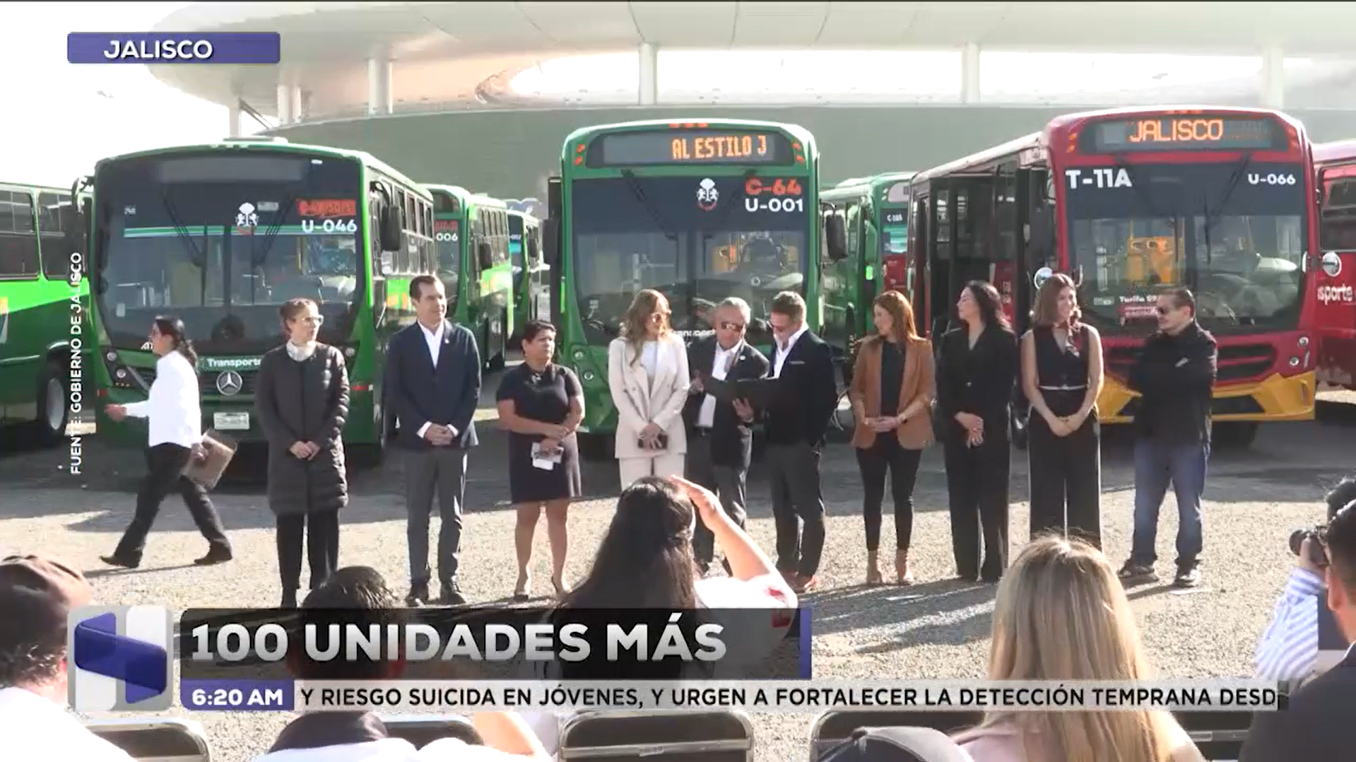 Jalisco estrena 100 camiones de transporte público para reducir tiempos ...