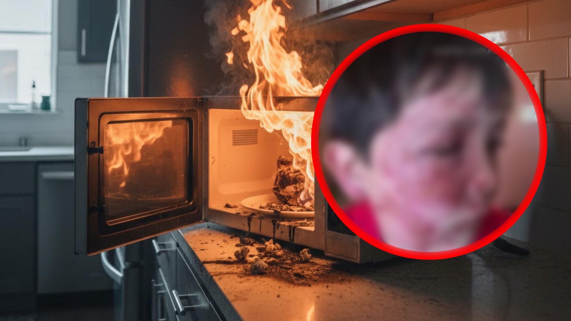 ¡De TERROR! Niño sufre quemaduras en la cara tras intentar reto viral ...