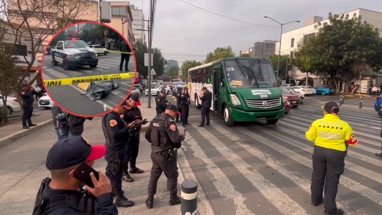 Microbús atropella y mata a un peatón en avenida Revolución, en la CDMX ...