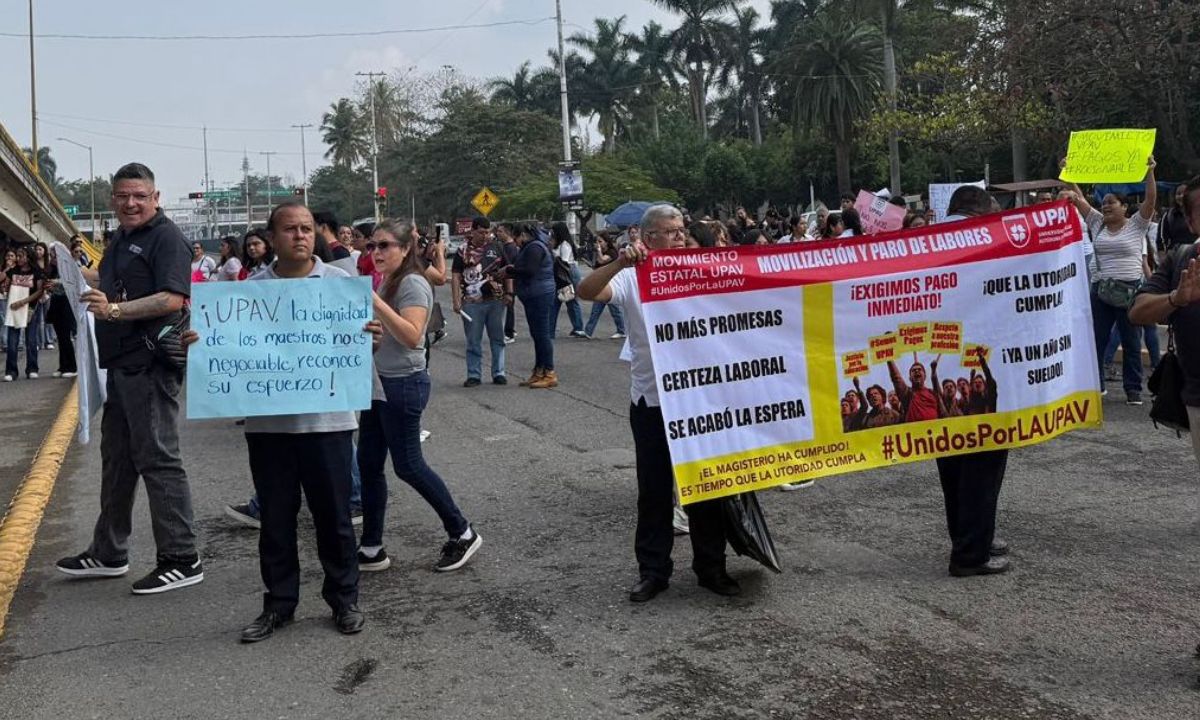 ¿Por qué se manifestaron alumnos y maestros de la UPAV en Poza Rica hoy ...