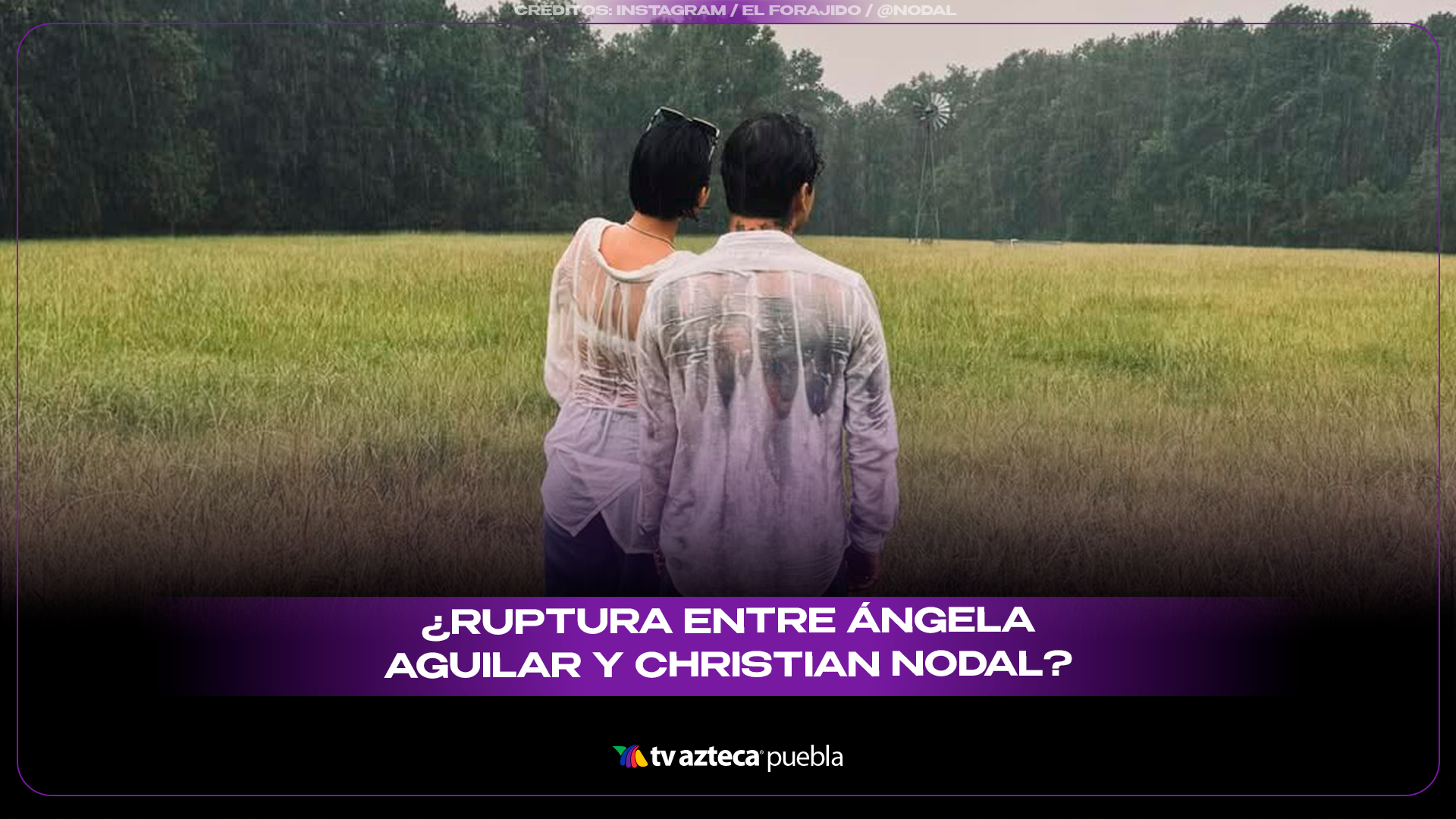 Rumores de ruptura entre Ángela Aguilar y Christian Nodal.
