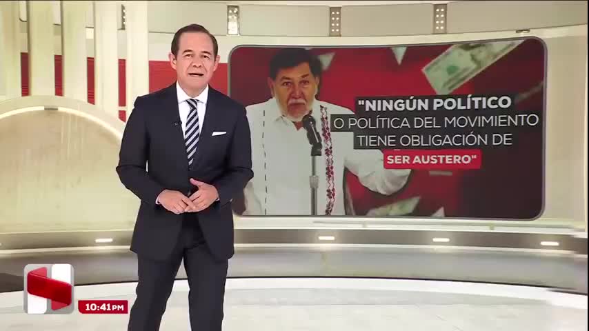 Gerardo Fernández Noroña asegura que los políticos de la 4T no están obligados a la austeridad personal