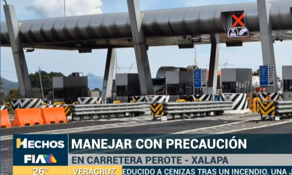 Baja afluencia en la carretera Perote - Xalapa, hoy 25 de diciembre 2024