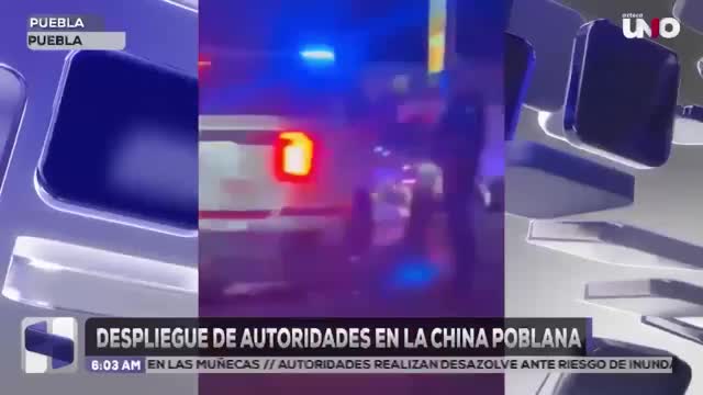 Fuerte movilización de autoridades en la China Poblana ¿Qué pasó?