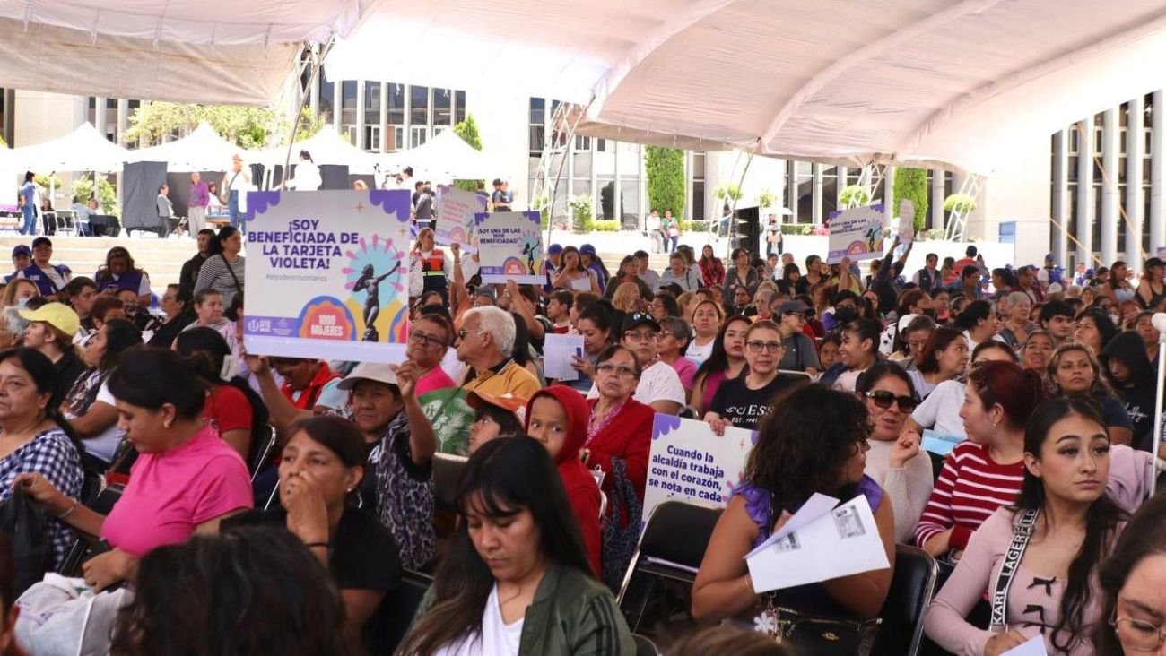 Lanzan convocatoria para recibir la Tarjeta Violeta, el apoyo de 15 mil pesos