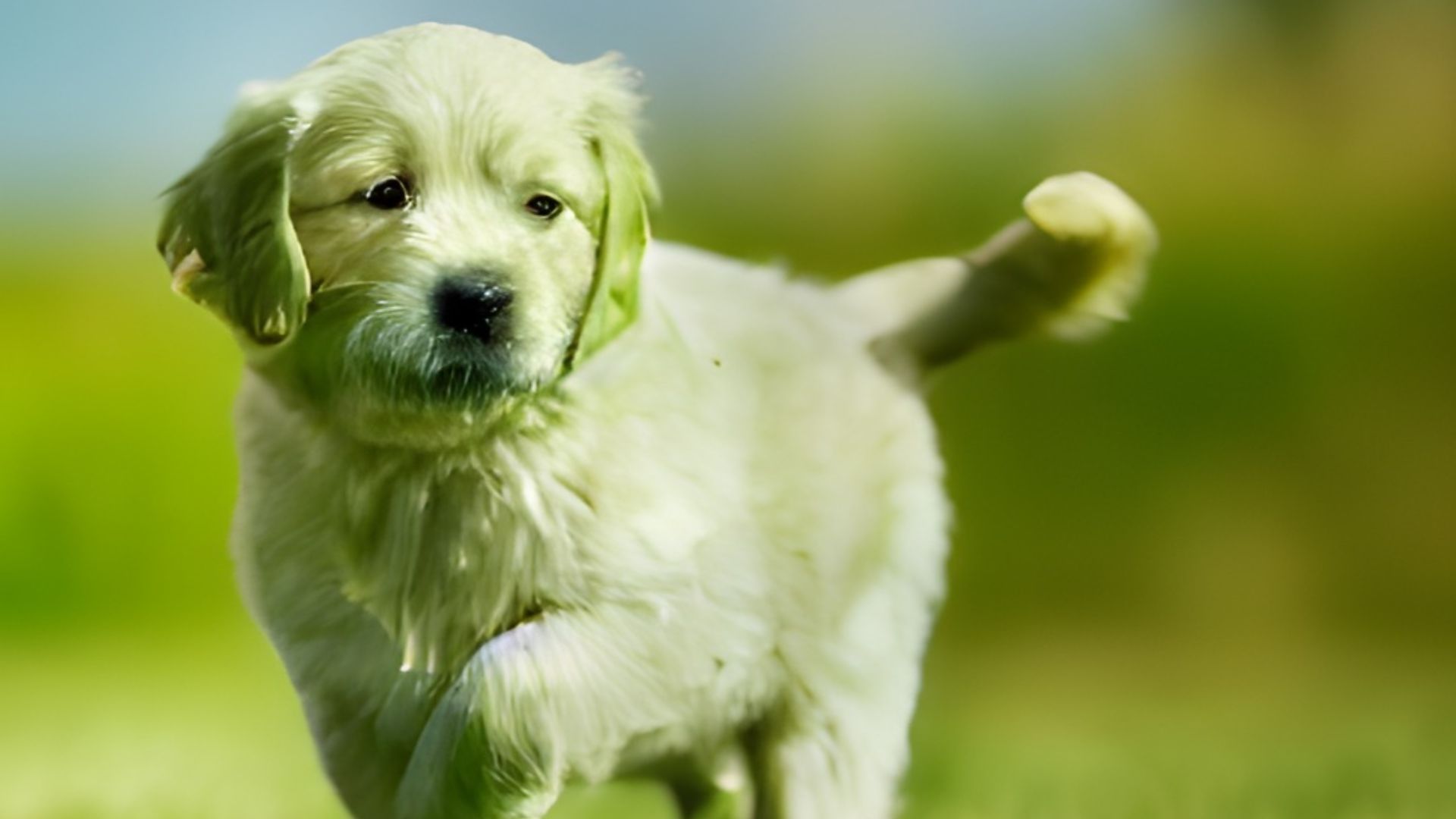 Golden Retriever con pelaje verde: ¿a qué se debe esto?