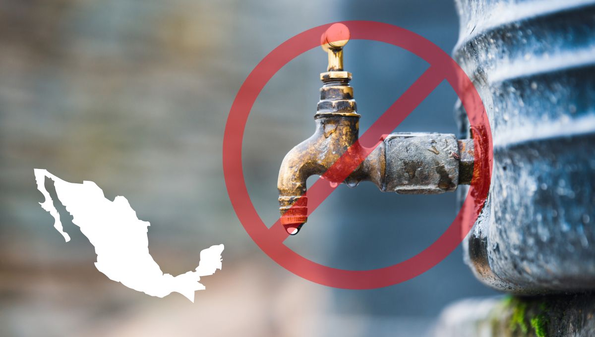 Corte masivo de agua en México: Entidades que se quedan sin servicio