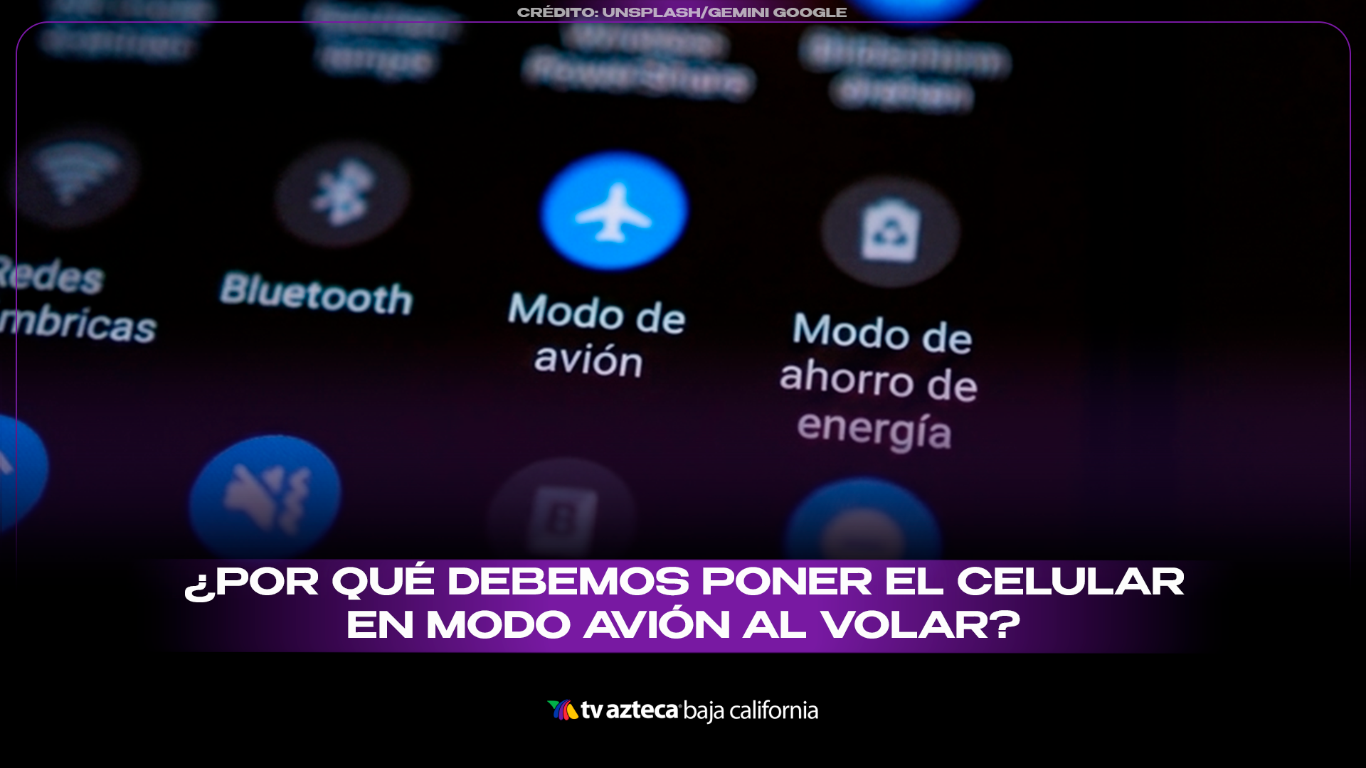 El modo avión tiene una función vital al momento de volar
