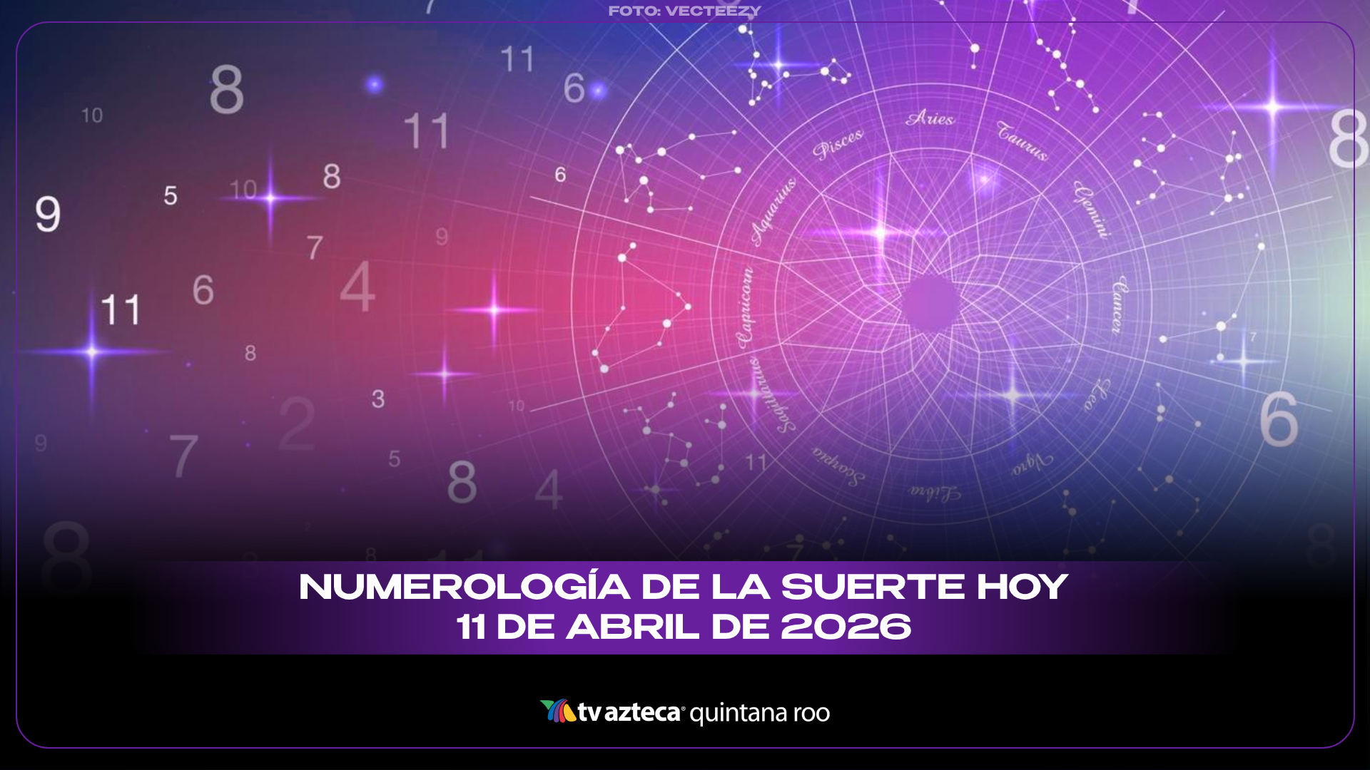 Numerología de la suerte hoy, 11 de abril de 2026