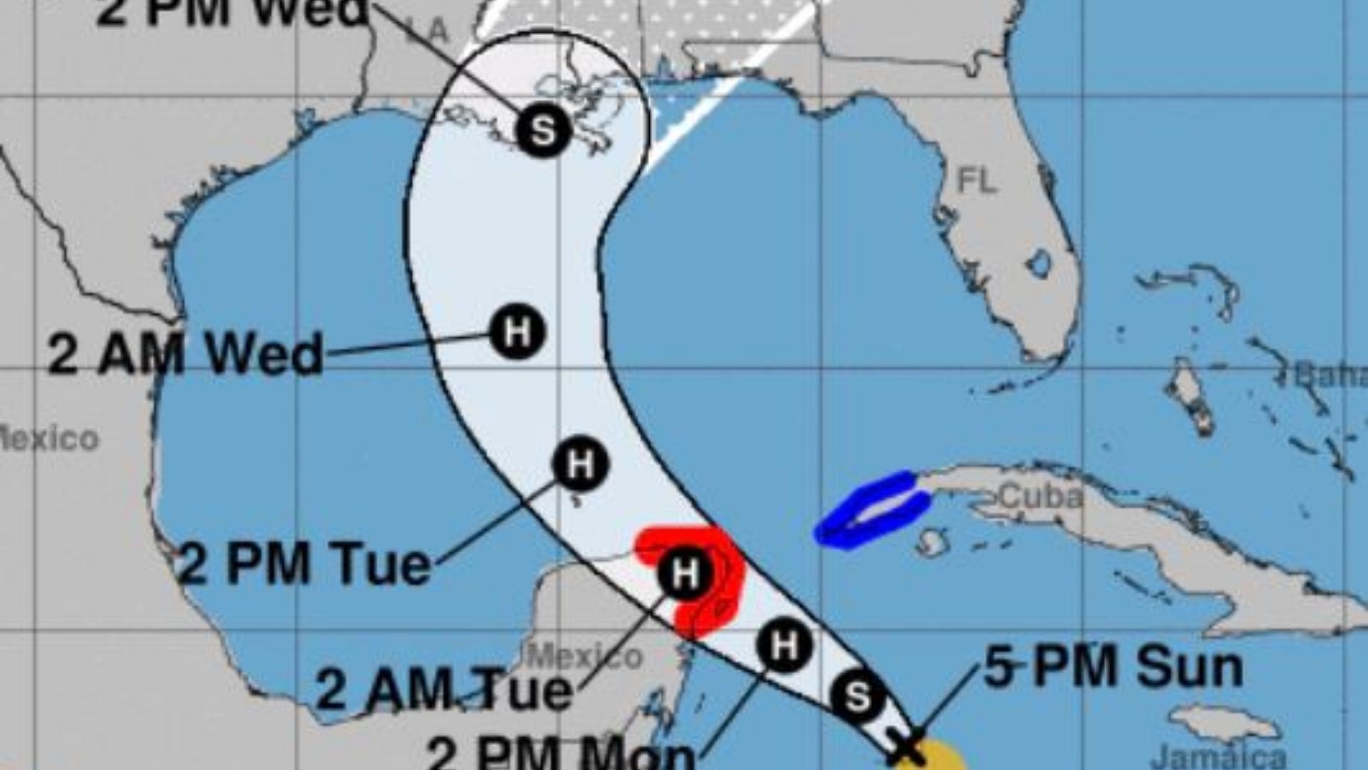 'Zeta' podría llegar a Quintana Roo como huracán categoría 1 este lunes