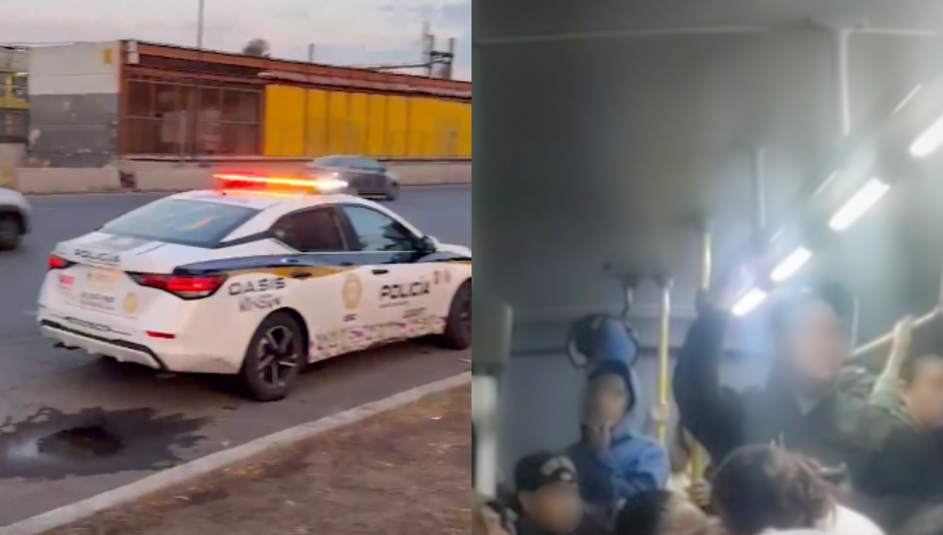VIDEO FUERTE: Asalto en unidad de transporte público en la autopista México-Puebla hoy martes