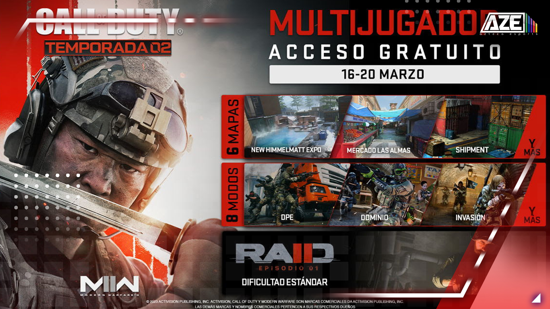 ¿Cuándo son los días de acceso gratuito a Call of Duty: Modern Warfare II?