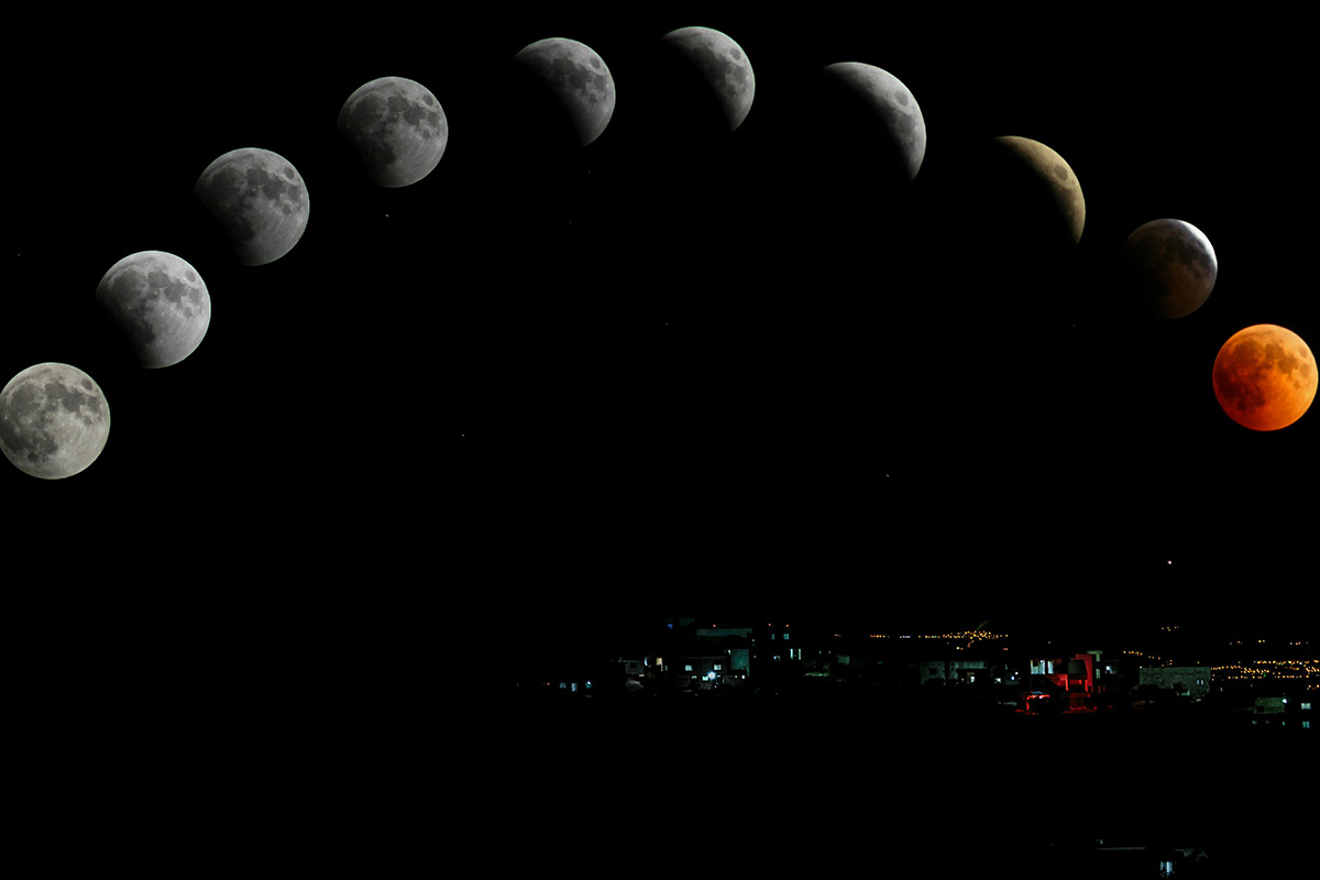 Eclipse Total de Luna, lluvia de meteoros y más en los eventos astronómicos  de marzo 2025