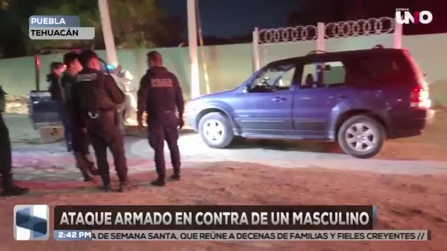 Ataque armado deja a joven lesionado en en Santa María Coapan, Tehuacán