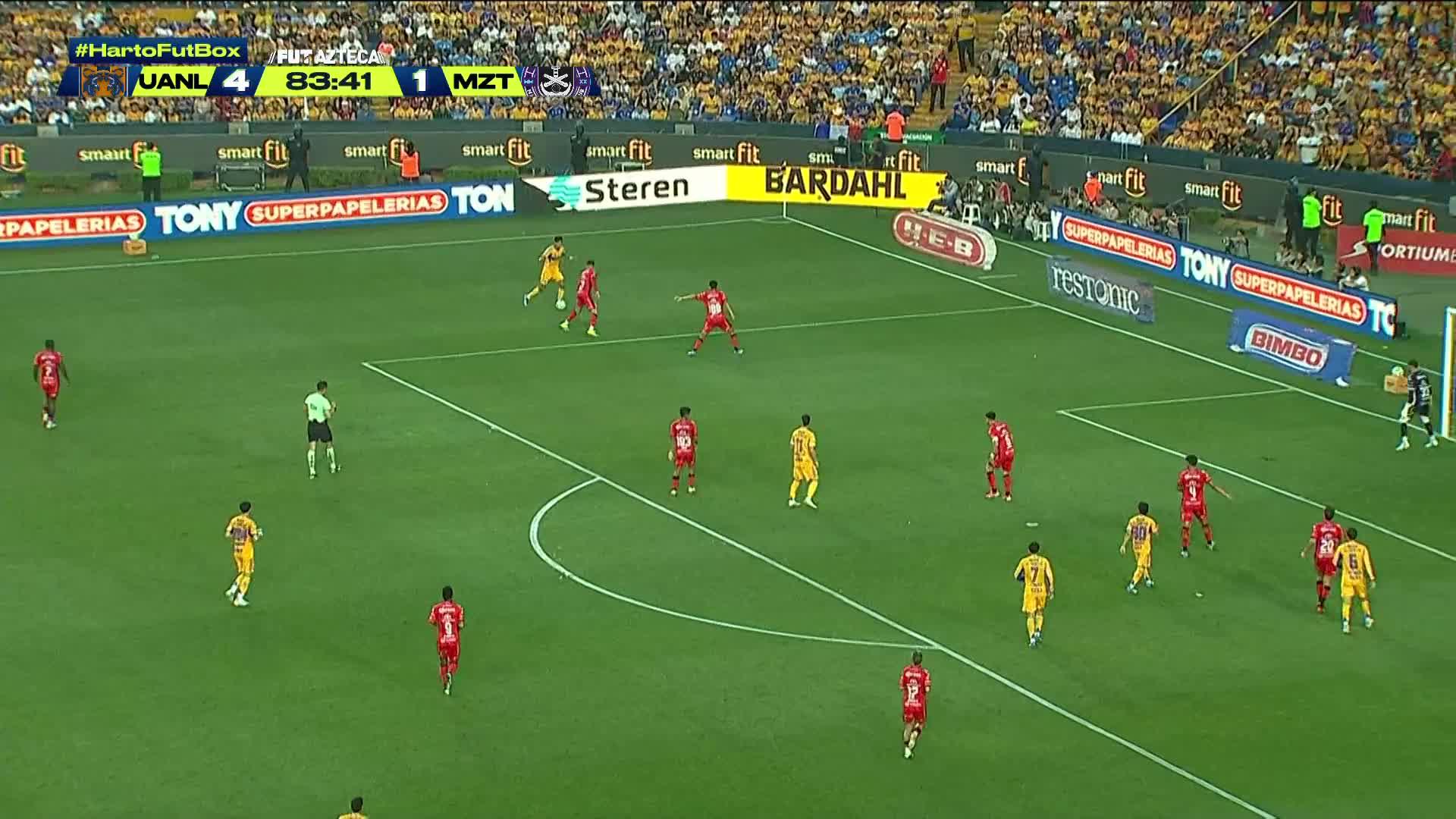 Gol de Ozziel Herrera en Tigres 5-1 Mazatlán | Jornada 17 Clausura 2026 ...