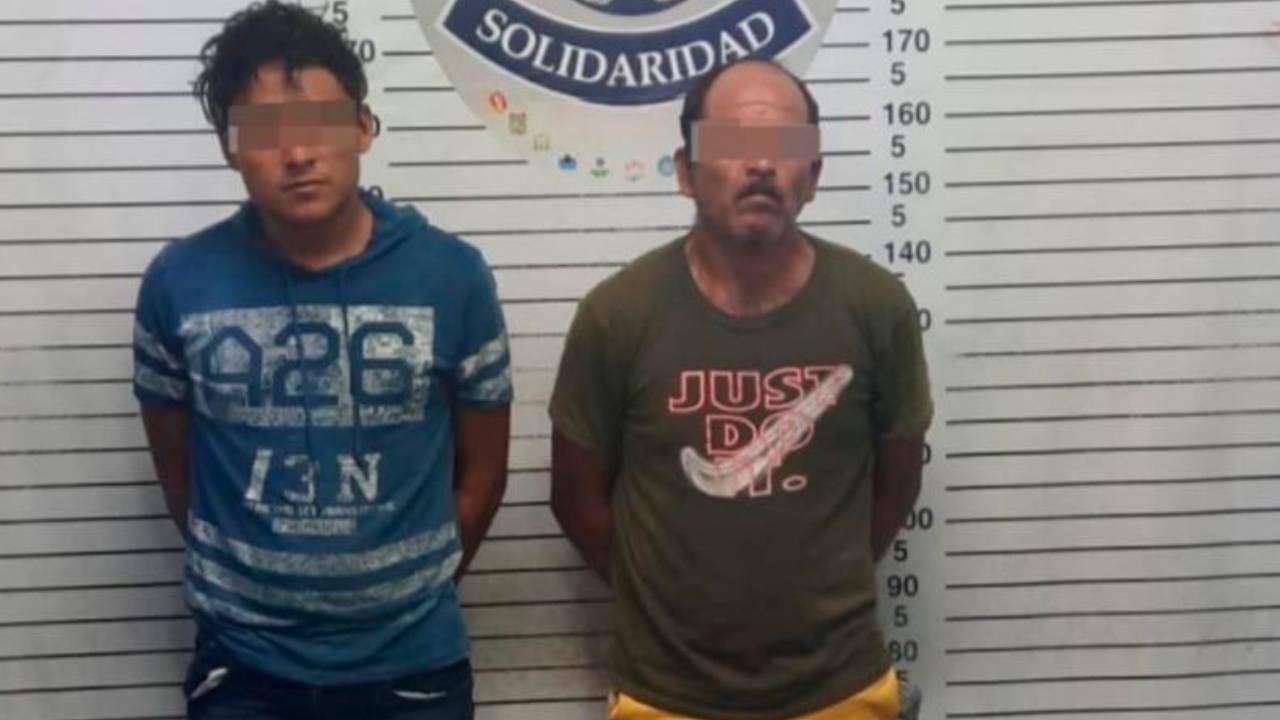 Autoridades detienen a dos hombres por el delito de robo en Solidaridad
