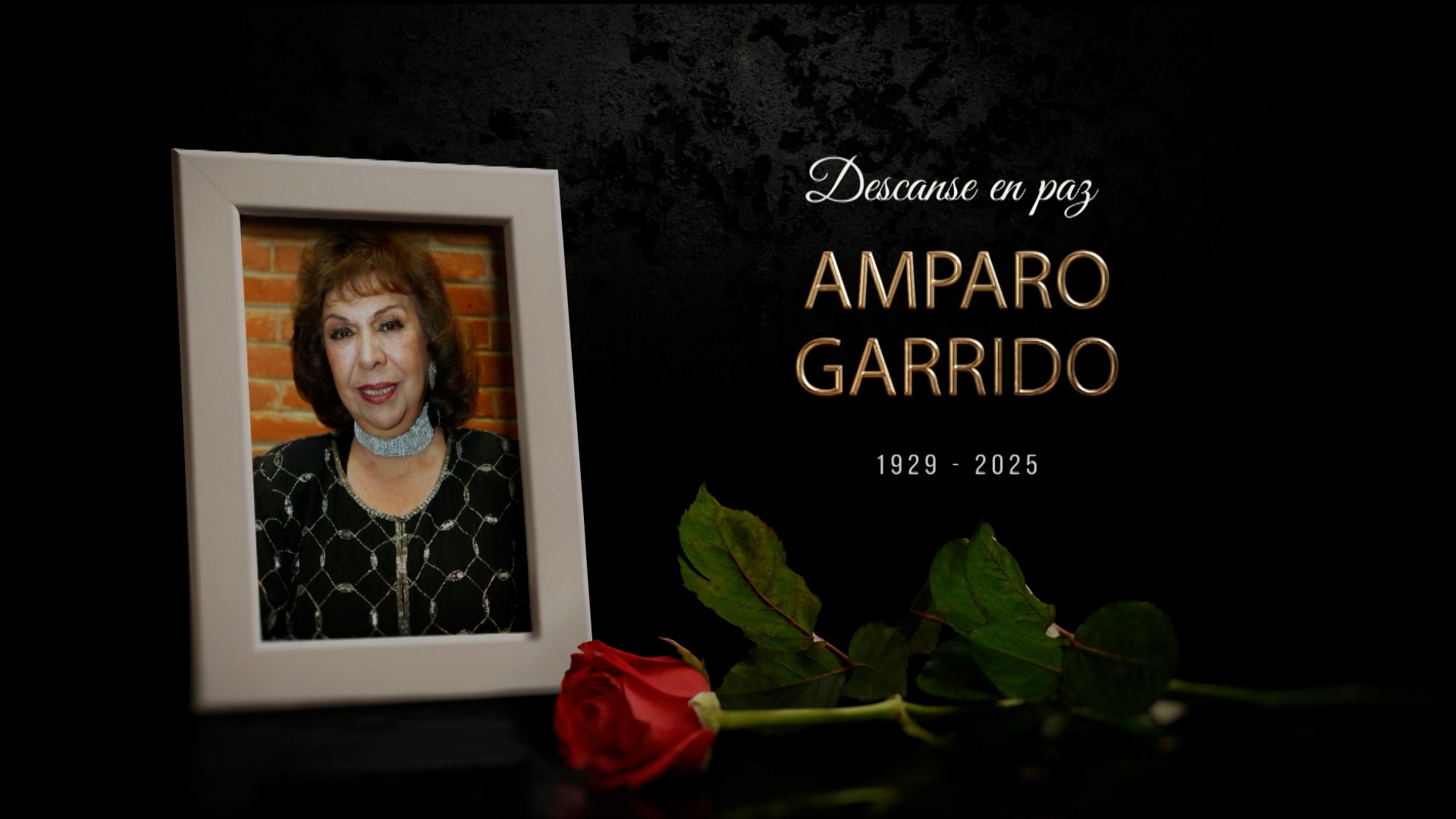 De qué murió la actriz Amparo Garrido a los 95 años'?