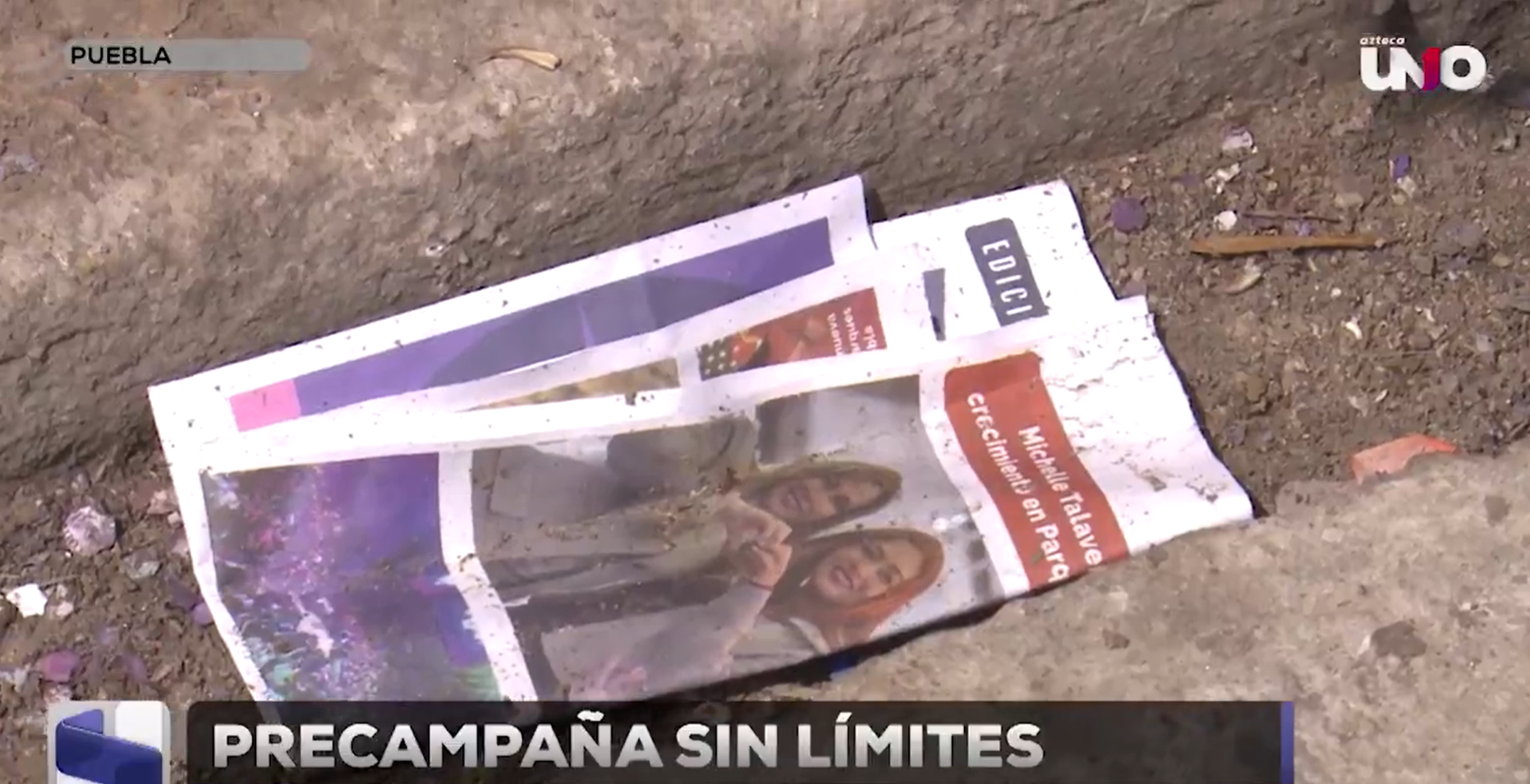 Perforan zona con ductos de gas para colocar propaganda en Puebla; evidencian negligencia del gobierno de Alejandro Armenta