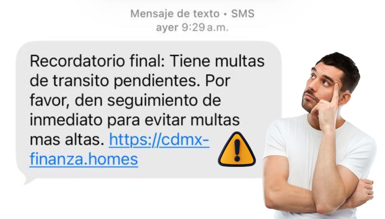 Multa de tránsito pendiente: Nuevo fraude por SMS en la CDMX