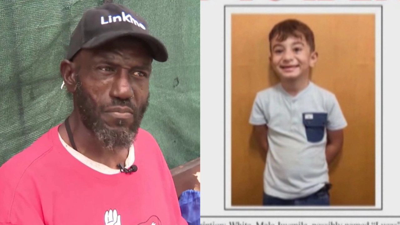 VIDEO: Hombre sin hogar SALVA el día y ayuda a niño de 6 años que estaba perdido en Florida