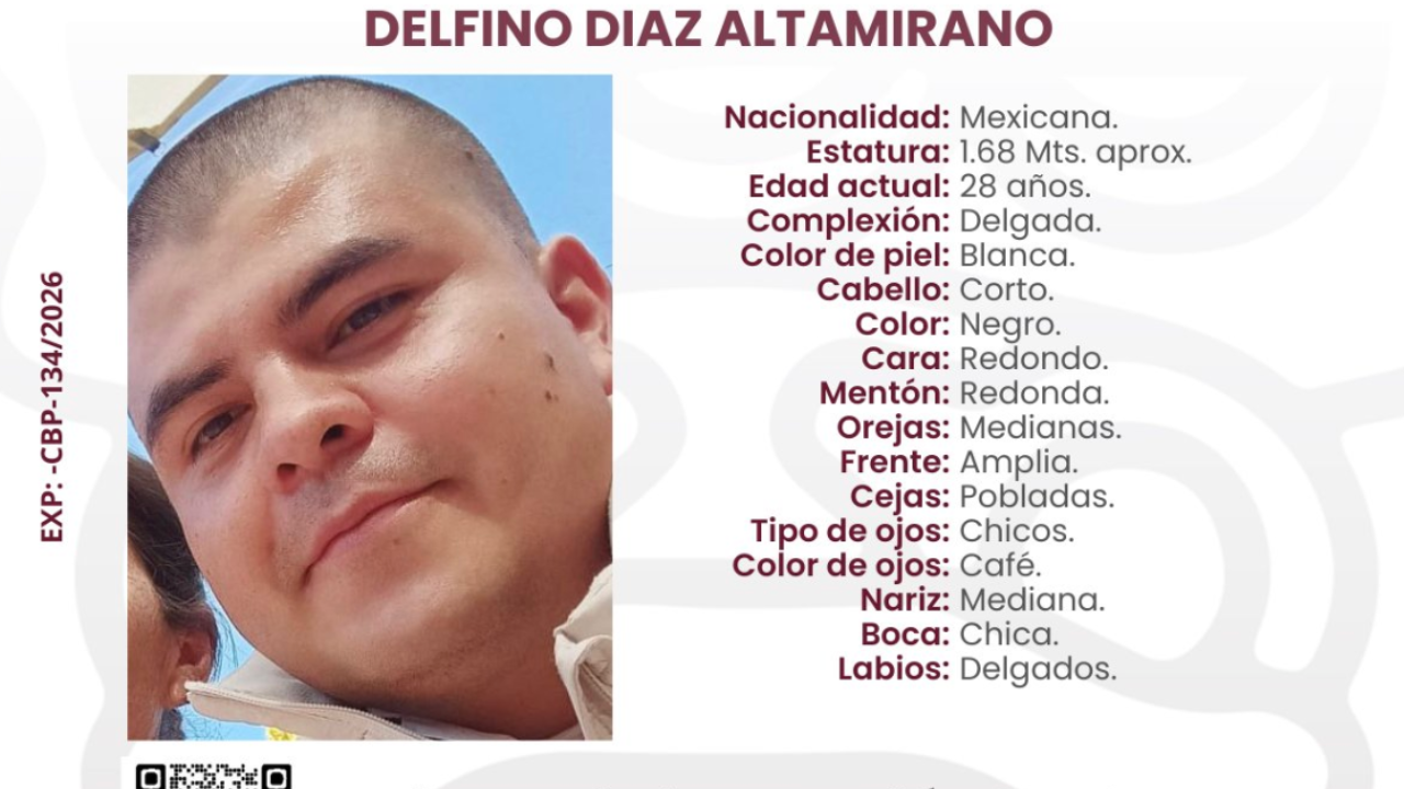 Buscan a Delfino Díaz Altamirano, reportado como desaparecido en Amozoc, Puebla