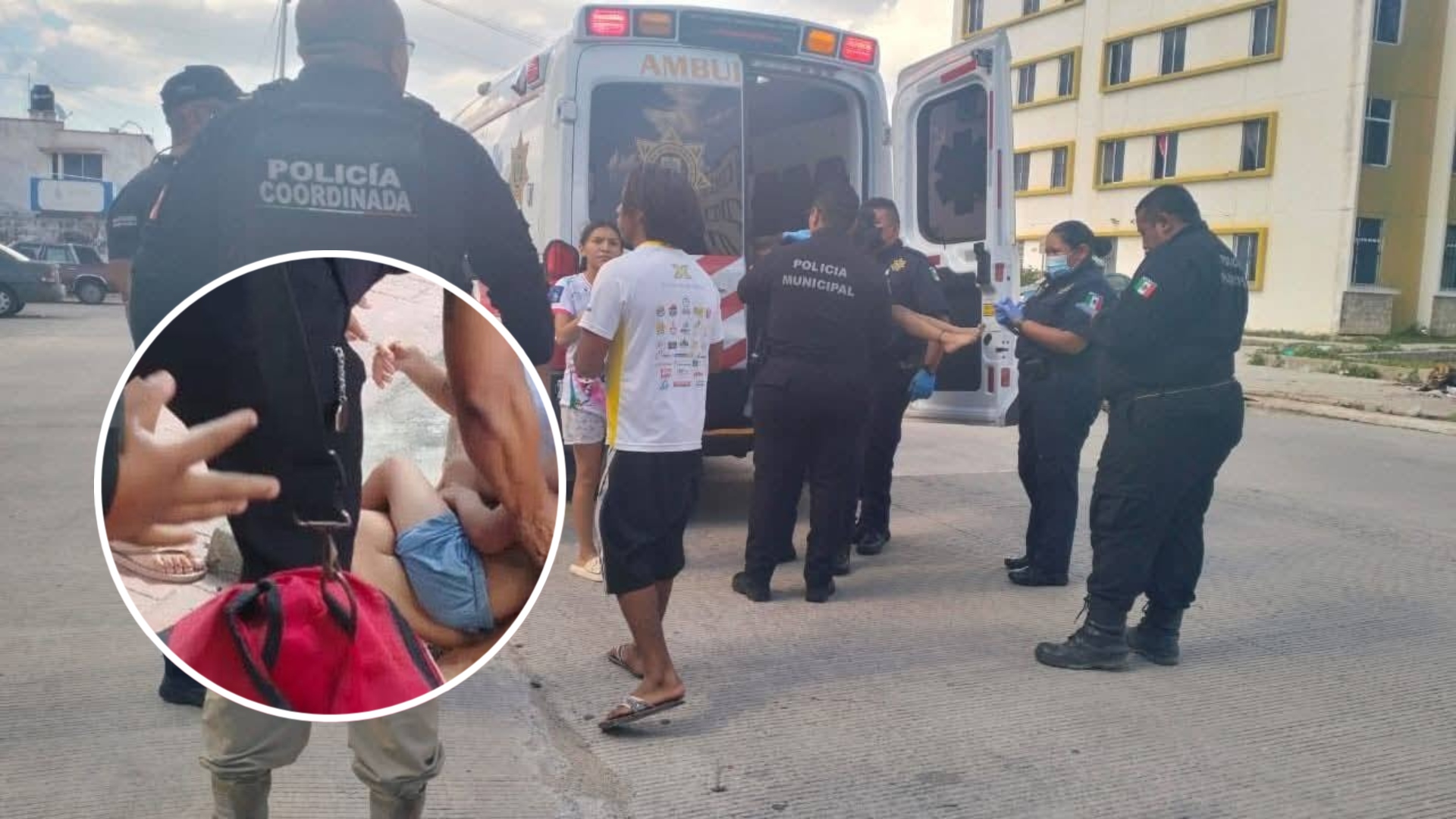 Niño cae de un tercer piso en Umán y sufre lesiones