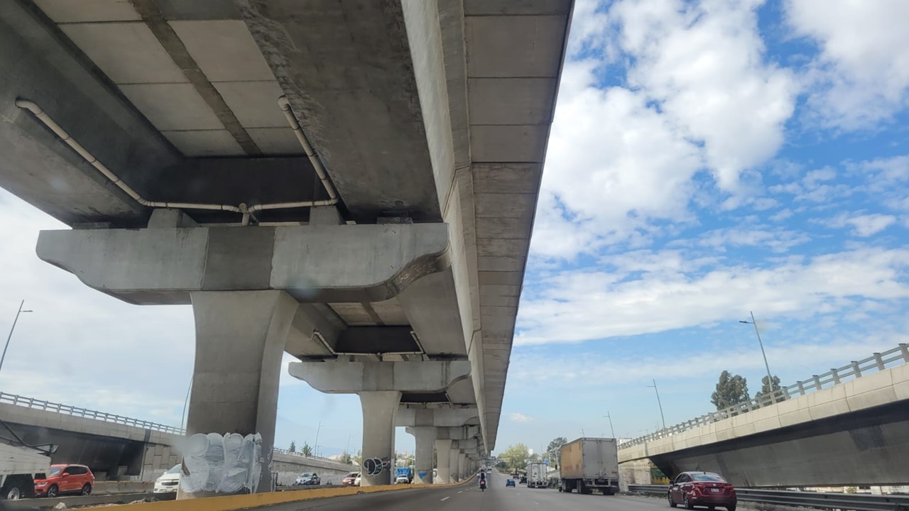 Reportan afectaciones por clima en la autopista México-Puebla hoy miércoles