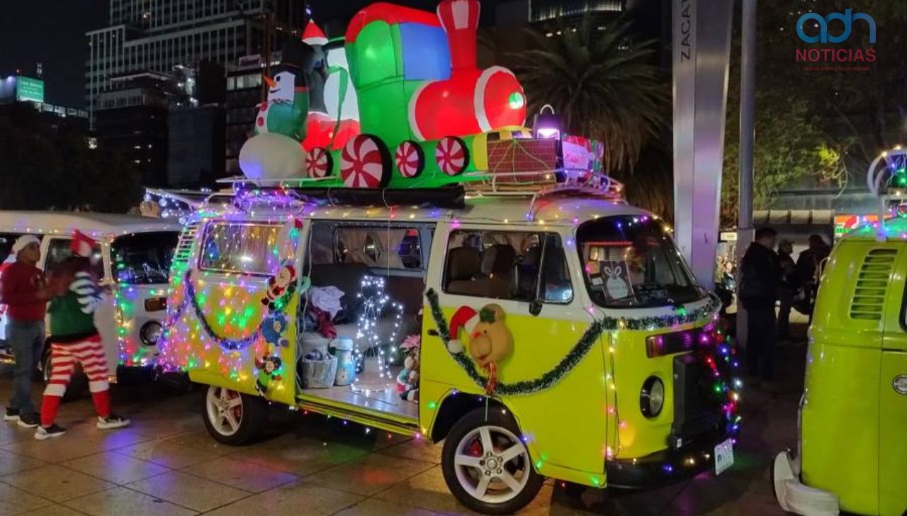 ¿Sin plan para el fin? Lánzate a la Caravana Navideña de Combis 2025 en CDMX; rutas y horarios