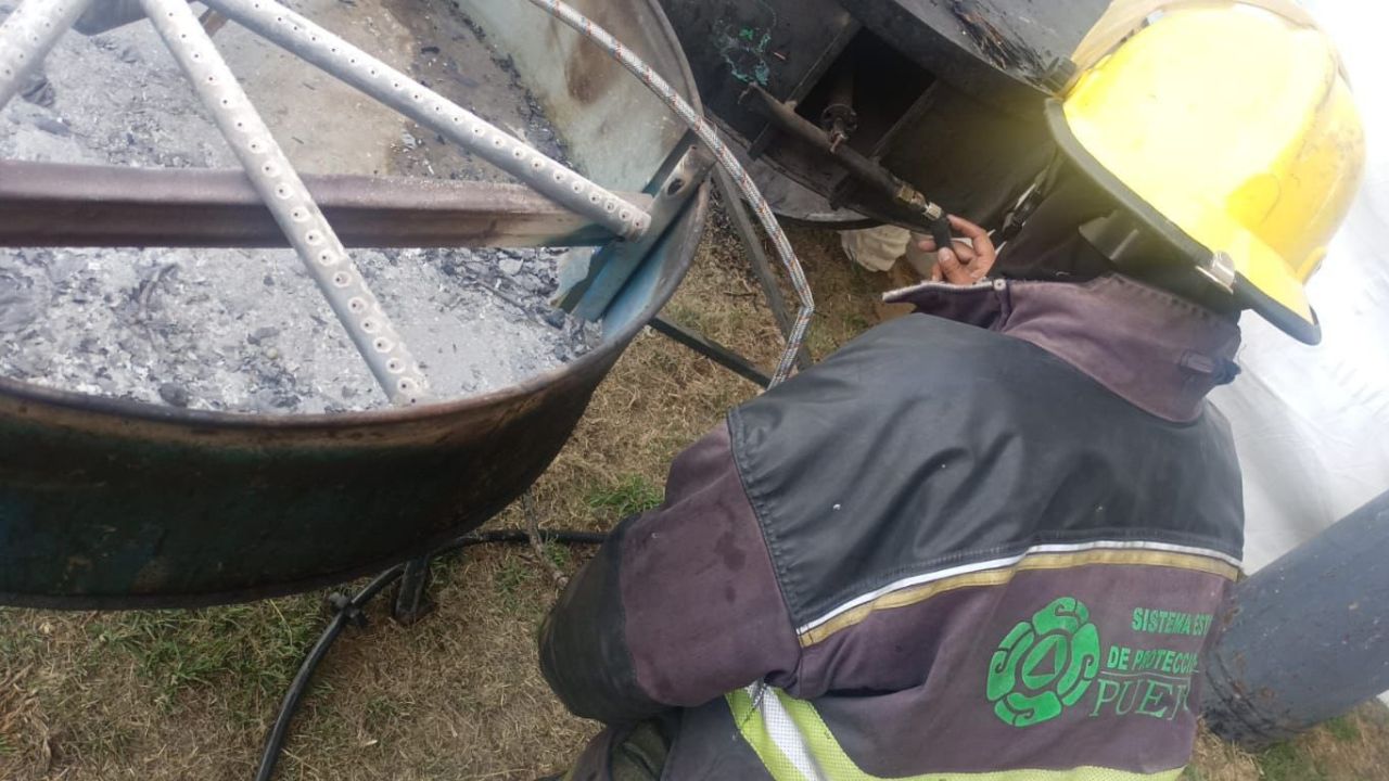 FOTOS: Mujeres resultan lesionadas tras FLAMAZO por fuga de gas en San Francisco Totimehuacan HOY